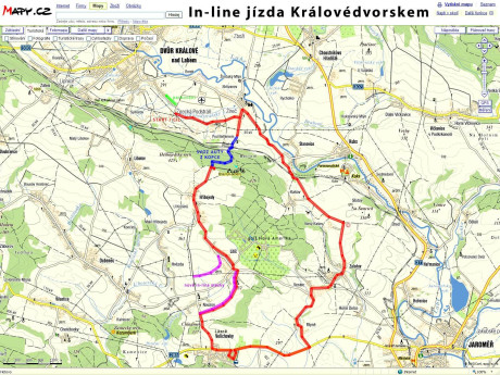 Mapa spanil jzda kvten 09 - KLIKNI PRO ZVTEN